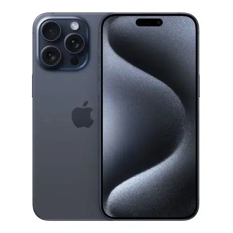 iPhone 15 pro max bluetitanium