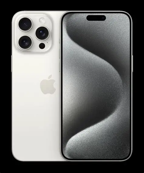 iPhone 15 pro max whitetitanium